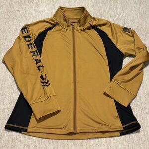 FEDERAL gold and black fitted style jacket women's sz 3x NEW